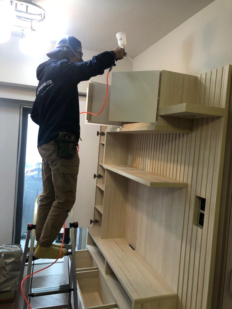 港潔無光觸媒噴塗工作實照