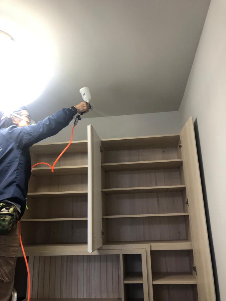 港潔新造傢俬除甲醛工作實照